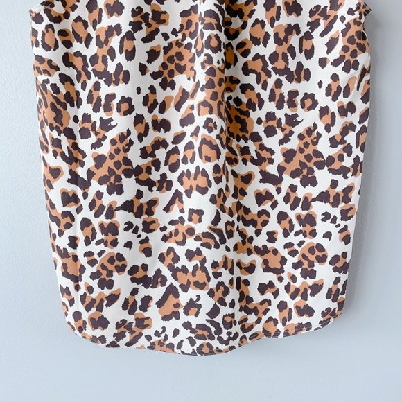 Babaton Artizia Akira Blouse LIKE NEW animal print women's shirts small - Picture 15 of 17